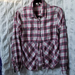 We the Free button down flannel shirt